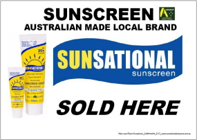 Sunsational Sold Here Sign